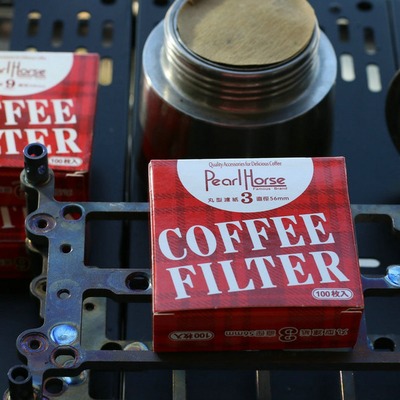 摩卡壶滤纸咖啡滤纸滴漏咖啡滤纸圆形手冲过滤纸摩卡咖啡壶滤纸