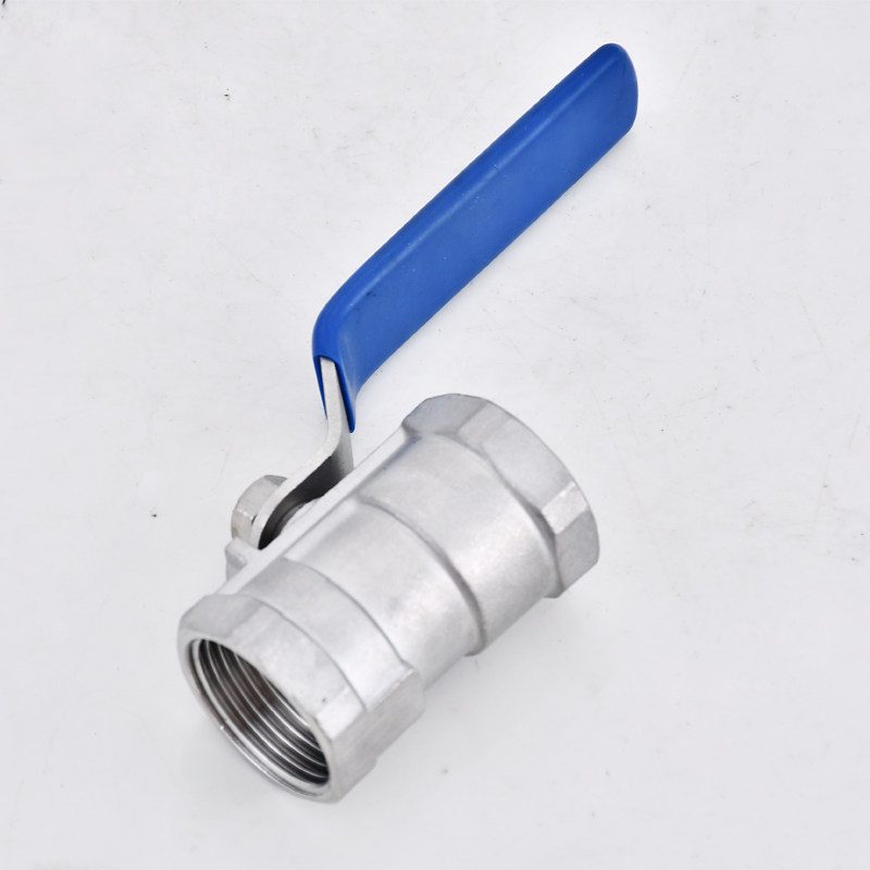 304/316L不锈钢一片式丝扣球阀内螺纹阀门家用暖气开关水管4分6分