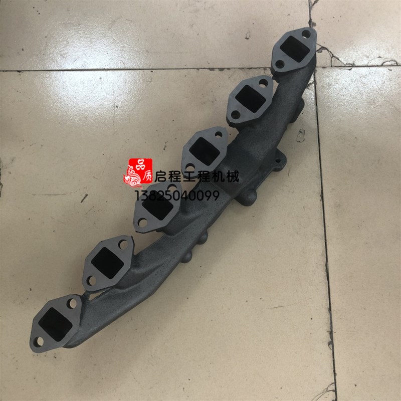 小松PC200-5/200-6/6D95发动机排气支管歧管支管垫片 挖掘机配件