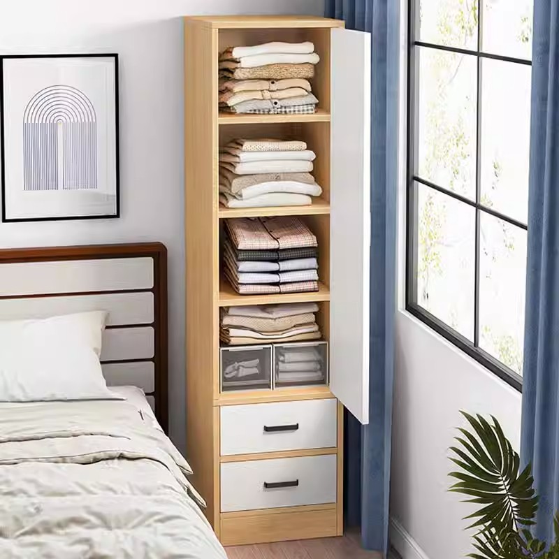 衣柜家用卧室衣橱收纳出租房用组装简易转角柜小户型推拉门挂衣柜