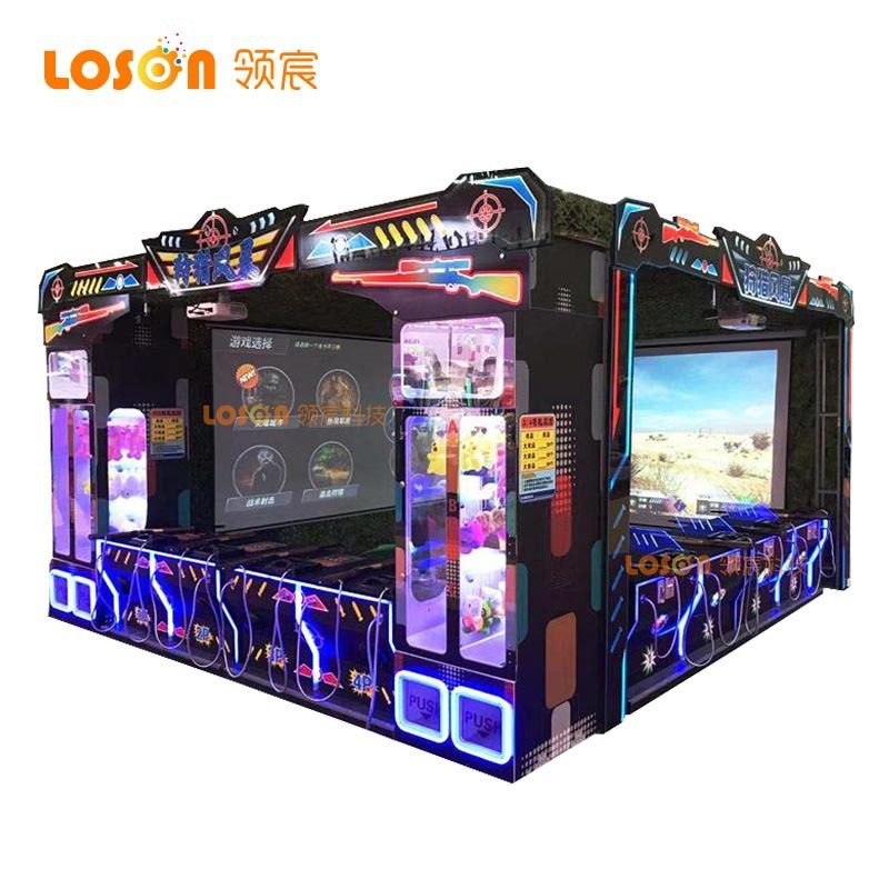 狩猎风暴投影实感模拟射击游戏机VR设备地摊游戏机大电玩游乐设备