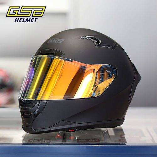 GSB 371摩托车头盔全覆式男女机车全盔个性酷复古安全摩旅装备