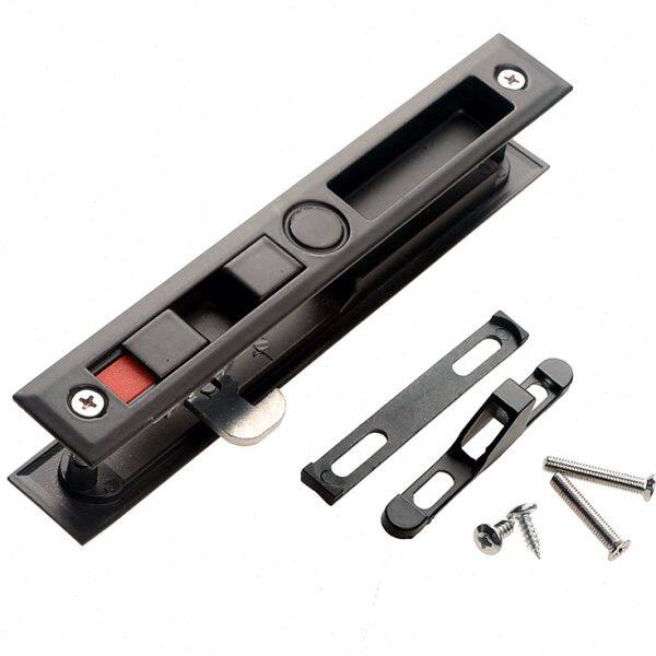 铝合金门窗老式90移门勾锁阳台厨房卫生间铝合金推拉门锁双面钩锁