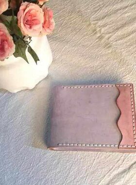 手工皮具刀模 女款知夹刀模女短钱包刀模D88