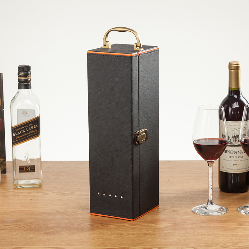 高档红酒包装盒双支装o葡萄酒礼盒单支定制红酒盒子六支装酒箱皮