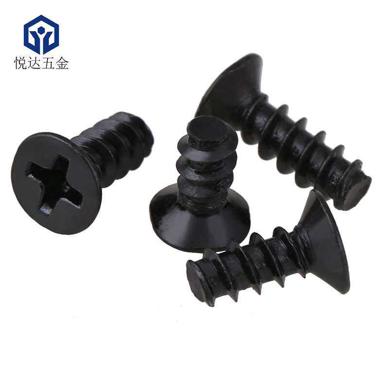 铁十字沉头自攻平尾螺丝钉KB3*4/5/6/8/10/12/14/16平头飞机螺丝
