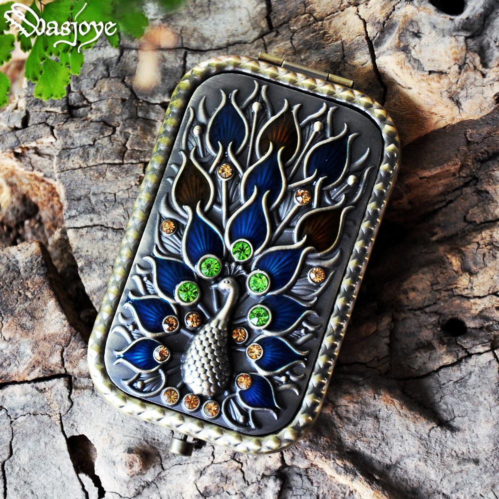 迦南美梵复古随身便携公主可爱小镜子创意折叠化妆镜梳妆镜礼物