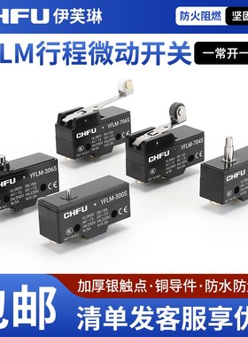 微动开关限位z-15GW22-BTM307/308G1G2 Q1小型滚轮摇摆臂行程开关