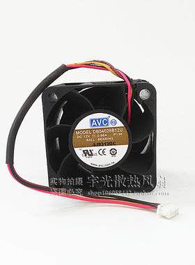 原装 AVC DB0428B12U-P136 4028 12V 0.66A 四线PWM调速 散热风扇