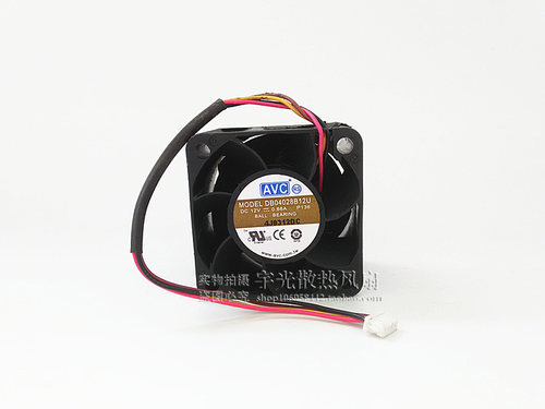 原装 AVC DB0428B12U-P136 4028 12V 0.66A 四线PWM调速 散热风扇