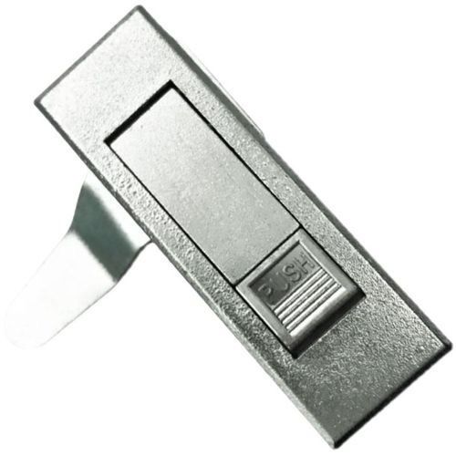 MS603-1-2控制箱配电箱锁平面锁按钮弹跳锁通用门锁开关柜锁防锈