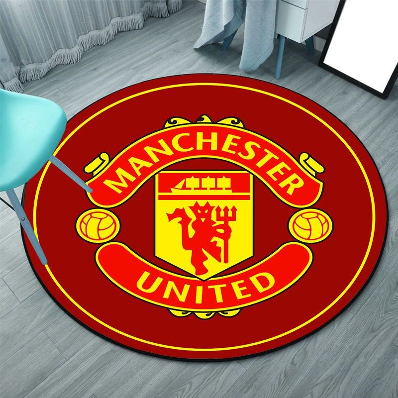 2023卡塔尔世界杯地垫巴萨皇马曼联梅西C罗电脑学习椅卧室地毯家