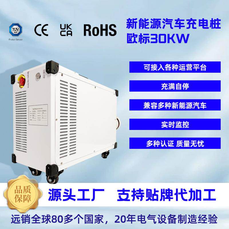 便携式手提式直流充电器充电桩20kw30kw电动汽车ccs2家用gbt
