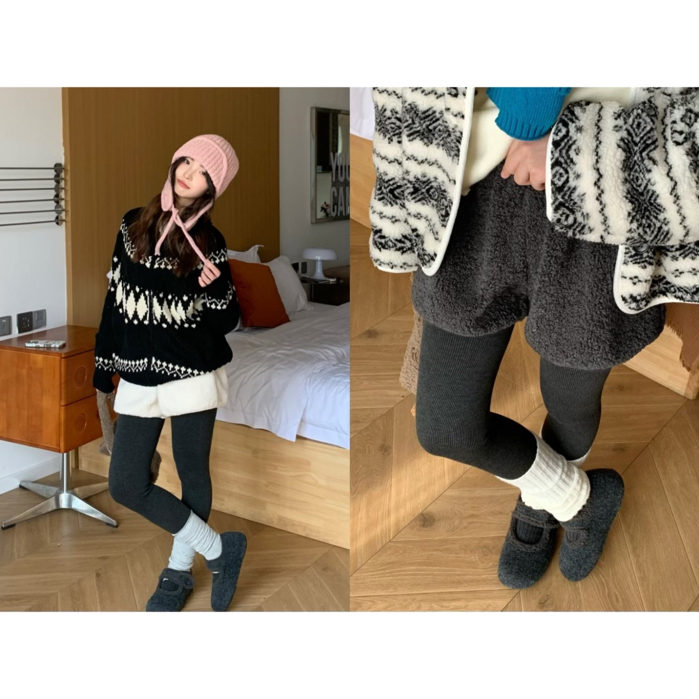 sameriver羊羔毛显瘦百搭A字松紧腰口袋花苞灯笼短裤外穿2025女冬,女装/女士精品,短裤,淘宝优惠券,粉丝福利购,淘宝优惠卷