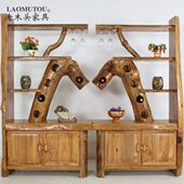 别墅高档酒架酒庄酒柜展示架个性 创意现代客厅隔断个性 置物架定制