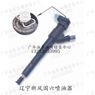 原厂辽宁新风国六XCI3共轨喷油器总成138/432A/14100-004/1351035