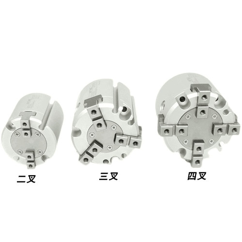 积木气动手指气缸二三四爪HFCY25HFCX25 HFCI16 20 32 40 50 63