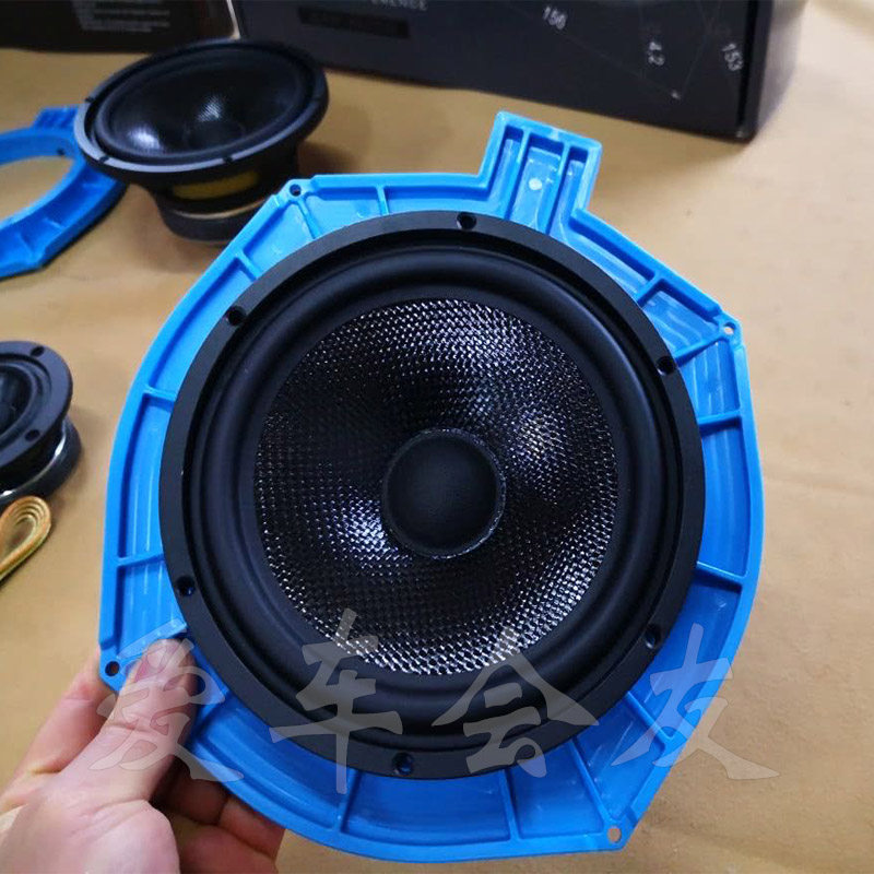 汽车音响宝马座椅新5系3系X6X5专用无损改装8转6.5寸低音喇叭垫圈