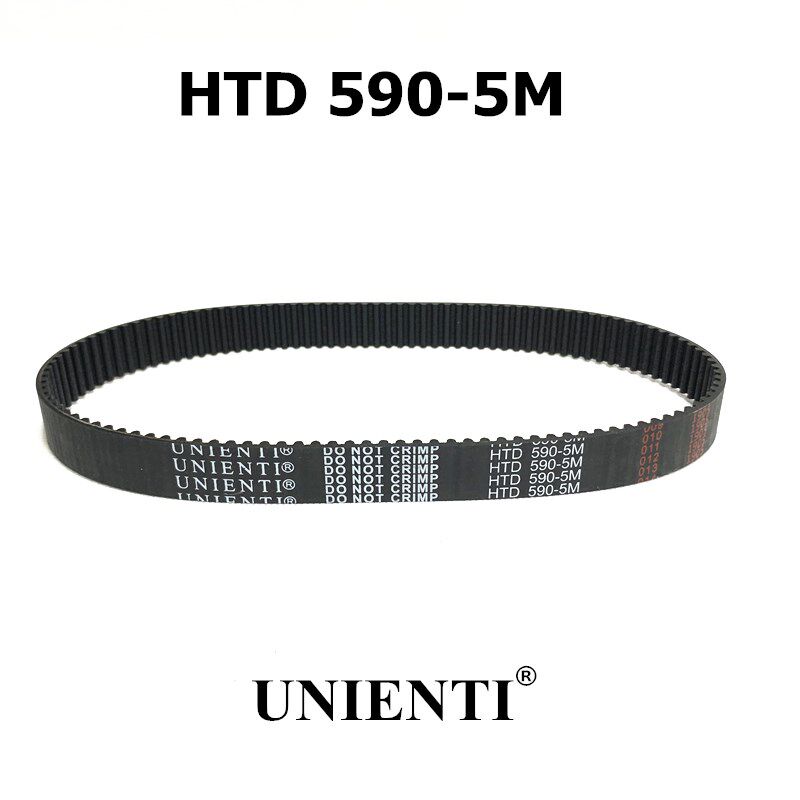 UNIENTI同步带 皮带S5M-590-5M 数控车床排刀机皮带CNC主轴同步带