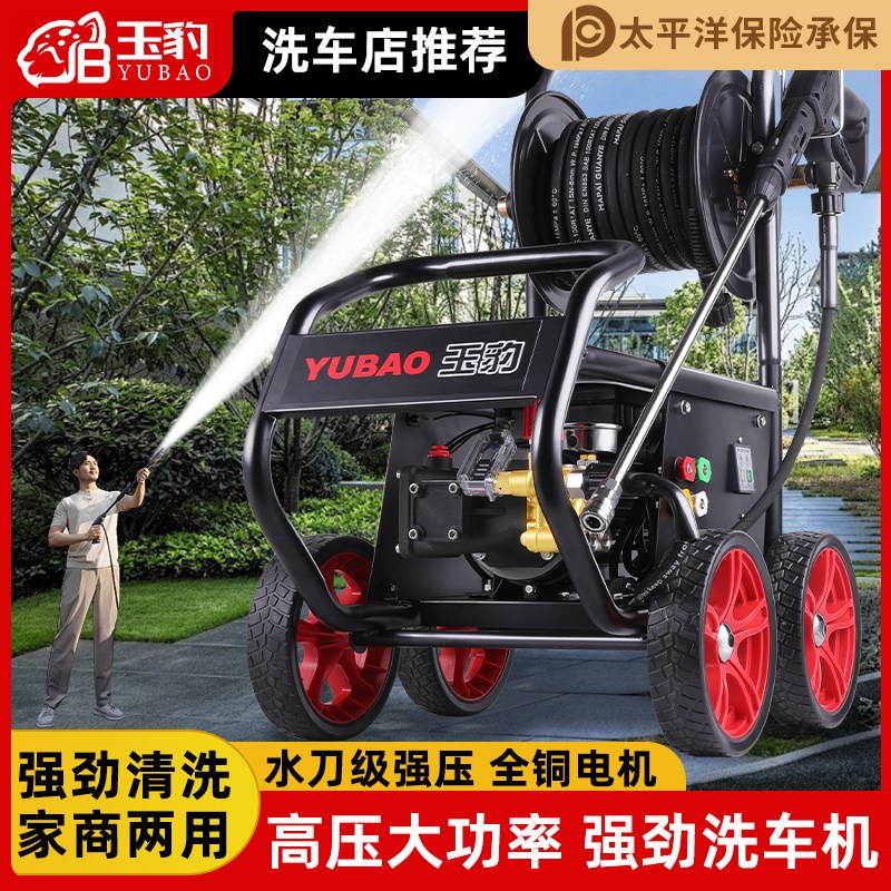 高压洗车机220V商用养殖场专用大功率清洗机水枪强力工业级抢水泵