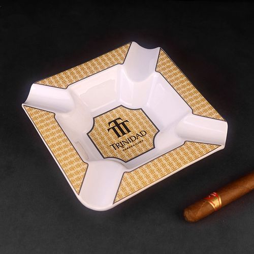 古巴特立尼达TRINIDAD陶瓷雪茄烟灰缸4位装大号潮流创意轻奢客厅