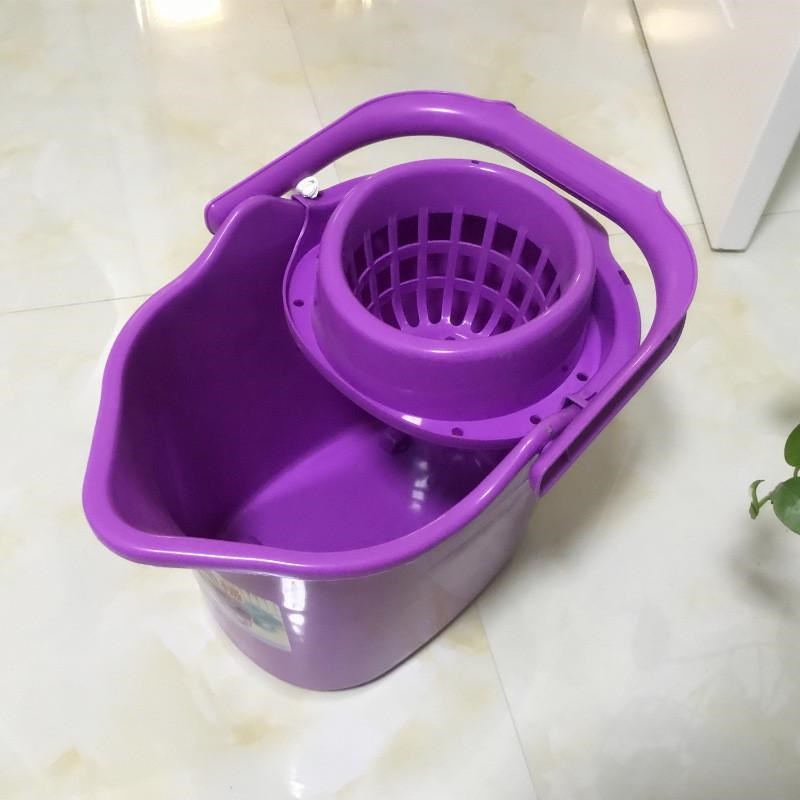 手动拖把桶免手洗挤水桶家用老式墩布沥水桶O拧干地拖桶包邮乐之