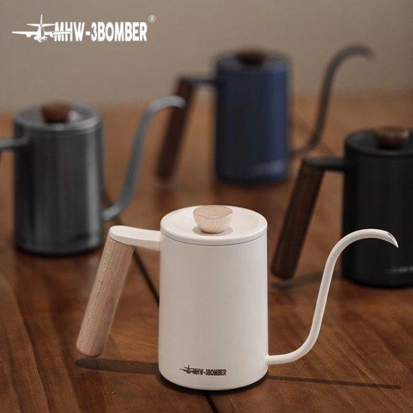 MHW-3BOMBER轰炸机手冲壶 星球手冲咖啡壶 实木手柄不锈钢细口壶,餐饮具,手冲壶,淘宝优惠券,粉丝福利购,淘宝优惠卷