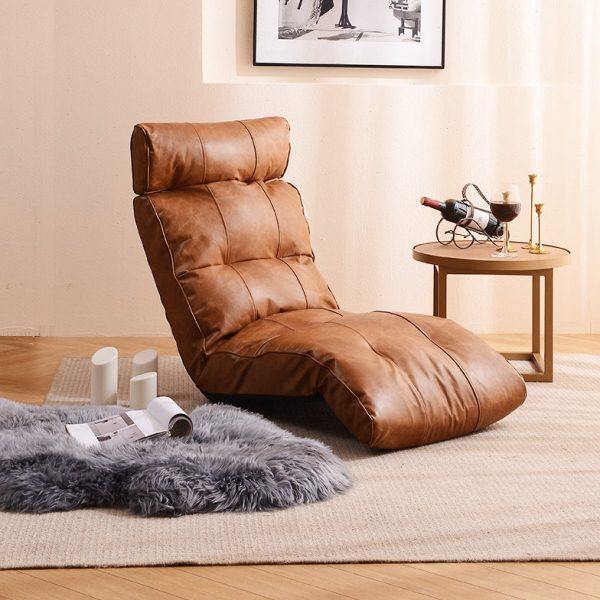 kino轻奢头层牛皮躺椅懒人沙发可睡可躺客厅飘窗阅读阳台高档精品,住宅家具,懒人沙发,淘宝优惠券,粉丝福利购,淘宝优惠卷