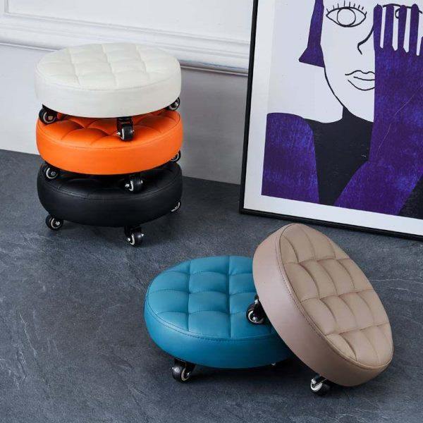 美缝凳滑轮矮凳宝宝学步凳子家用万向轮移动旋转圆凳带轮擦地,家居饰品,家具贴,淘宝优惠券,粉丝福利购,淘宝优惠卷