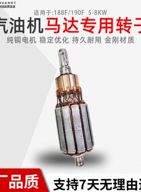 汽油机配件168F/170F188f190f 5kw8KW2kw8KW电启动发电机马达转子