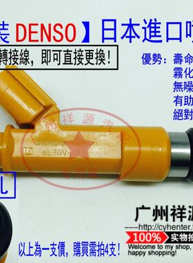 适用丰田威驰威姿森雅3SZ 2SZ 特锐 K3 1.3 1.5 12孔喷油嘴改装