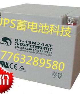 泛海依爱BT-12M24AT(12V24Ah/20HR)铅酸蓄电池海湾消防主机电池