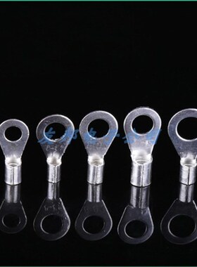 黄铜OT1-4冷压O型端头圆形裸铜线鼻子接头线耳1平方 1000只