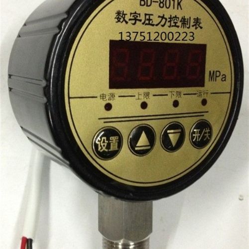 数字压力控制表BD-801k 数显电接点压力表 数字压力表 水泵开关