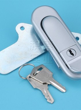 新AB303-1-2平面锁 301 302网络图腾控制机柜门锁 开关控制柜锁