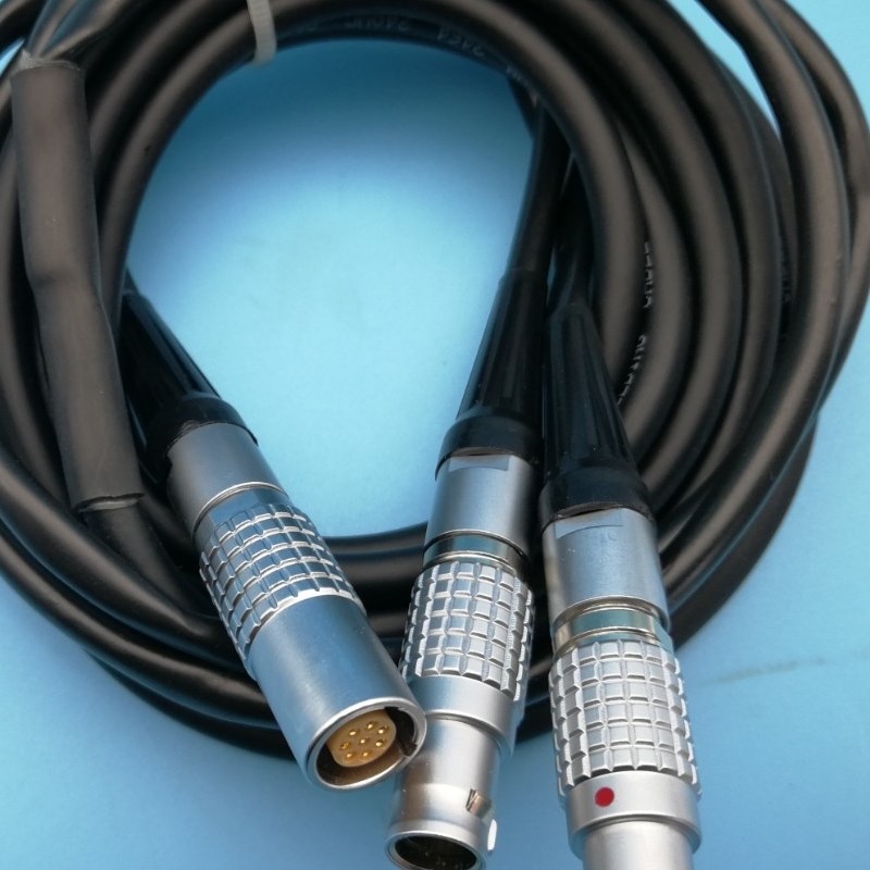 兼容雷莫连接器航空插头FGC  PGC.1B    8针   8孔连接线定制