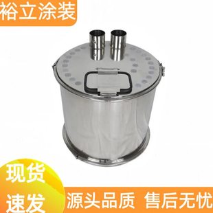 金马圆形大供粉桶不锈钢方粉桶喷塑机粉桶硫化桶流化桶喷塑粉桶
