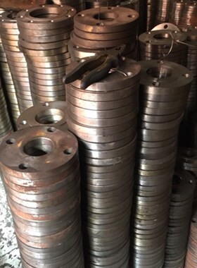 锻打焊接法兰片法兰盘底阀专用法兰 排污泵配套法兰6公斤0.6mpa