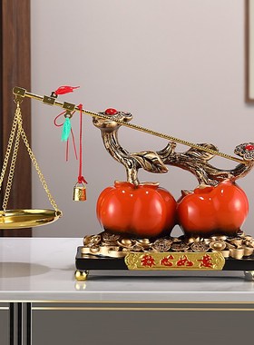 事事称心如意新中式摆件客厅电视柜办公室桌O面装饰乔迁新居礼物