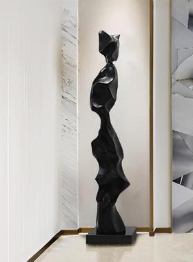 现代轻奢大型玻璃钢雕塑摆件大堂过道走廊落地售楼处装饰品艺术品