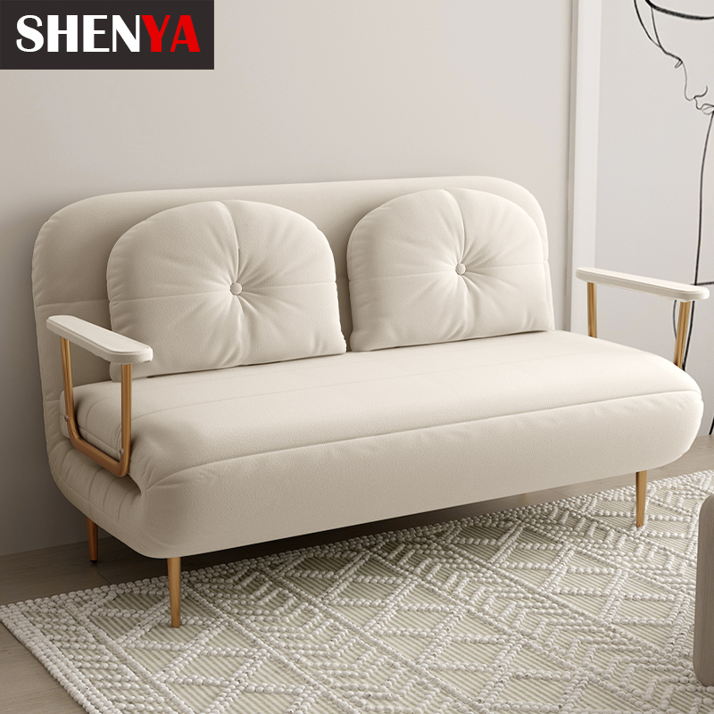 申亚云朵折叠沙发床两用小户y型客厅阳台多功能双人懒人沙发网红