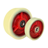 超重型脚轮8寸铁芯尼龙万向轮6寸10寸12寸MC浇铸尼龙10吨定向轮子