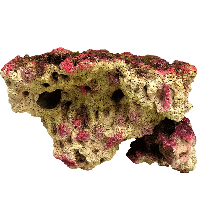 仿真珊瑚礁海底礁石造景鱼缸假山C装饰水族箱布景海水缸岩石底座