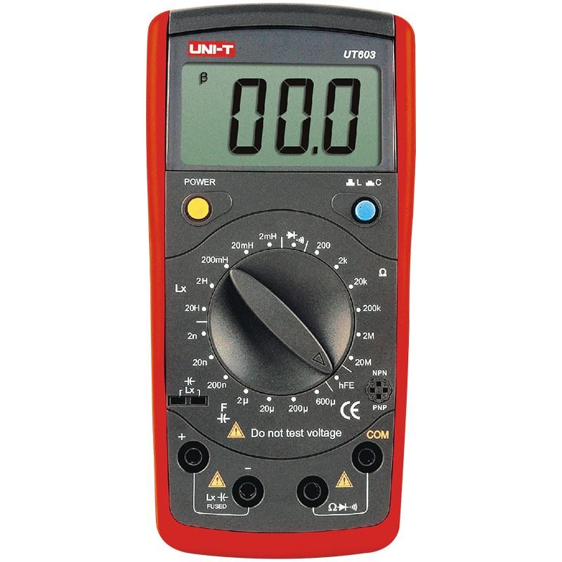 优利德UT603数显电感电容表UT601数字电桥LCR晶体管测试UT612