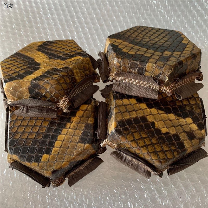 二胡琴皮蟒皮 二胡m手工蒙皮 六角二胡用皮 尾部脊背皮 实物图