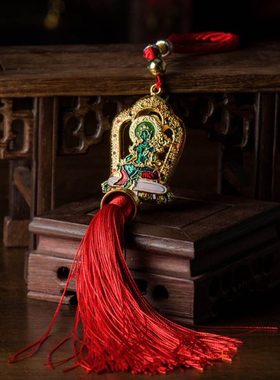 汽车饰品吉祥挂件 绿度母现代车挂  车内精美挂饰