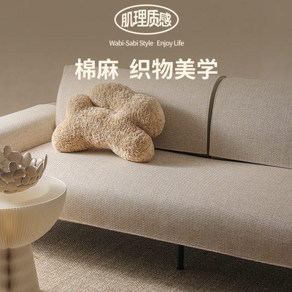 2024新款沙发垫四季通用棉麻坐垫子现代轻奢沙发套罩老粗布盖布巾,居家布艺,沙发垫,淘宝优惠券,粉丝福利购,淘宝优惠卷