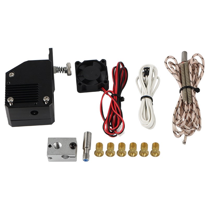 3d打印机NF 黑色金属Bm双驱动挤出机Bowden V6加热块喷嘴套件