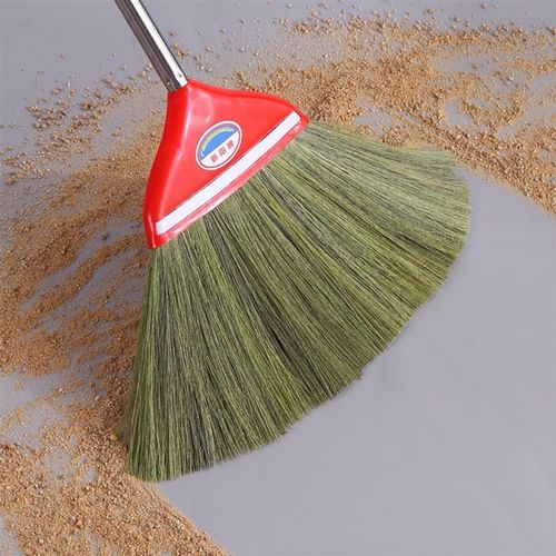 手工编织芒草扫把簸箕套装不沾头发扫帚老式家用扫把单个扫地王金