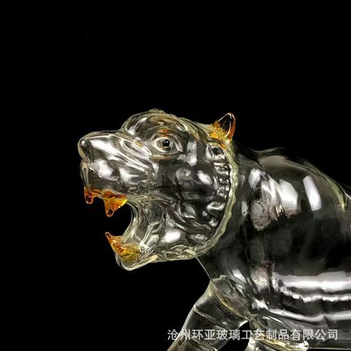 高硼硅泡酒玻璃瓶透明空瓶虎1斤装老虎十二生肖泡酒瓶工艺酒瓶